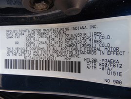 2004 Toyota Sienna Navy 3.3L AT 2WD #Z24724